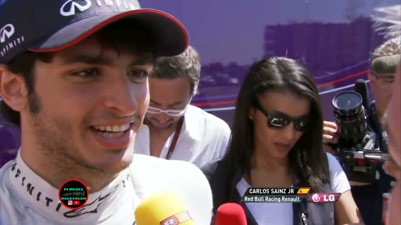 Carlos Sainz during his F1 Young driver test in 2013