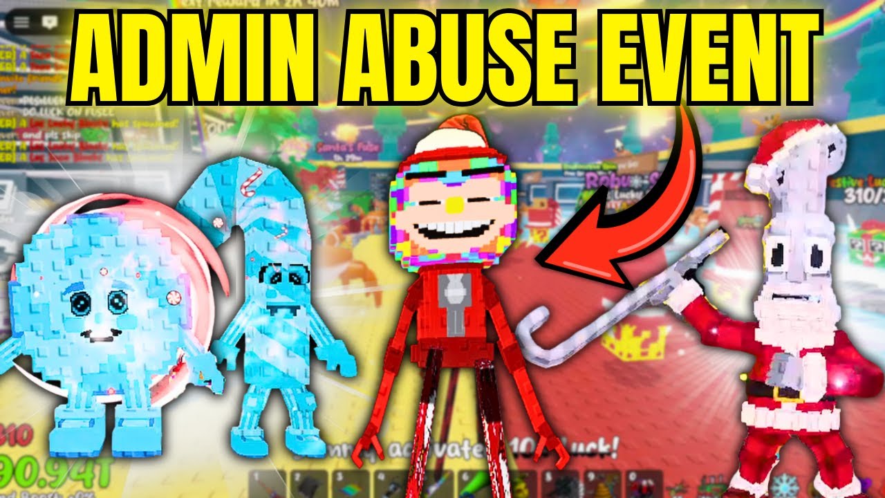 CRAZY ADMIN ABUSE in the NORTH POLE UPDATE! ❄️😱 Steal a Brainrot
