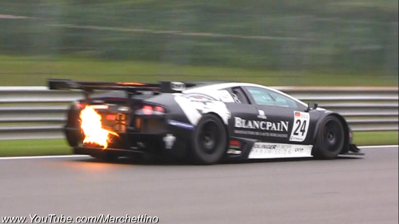 Insanely LOUD Lamborghini Murcielago R-SV FLAMES & Accelerations!