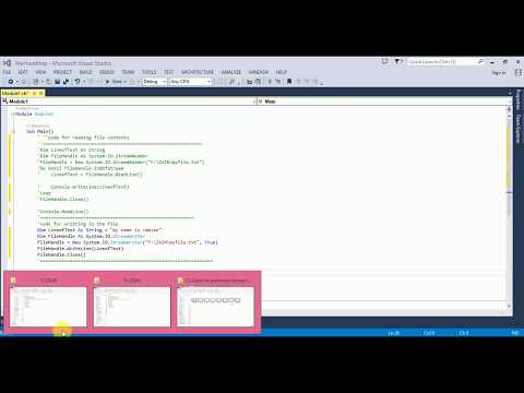 File read Write with Vb.net