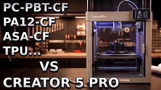 Engineering filaments with the Flashforge Creator 5 Pro 
