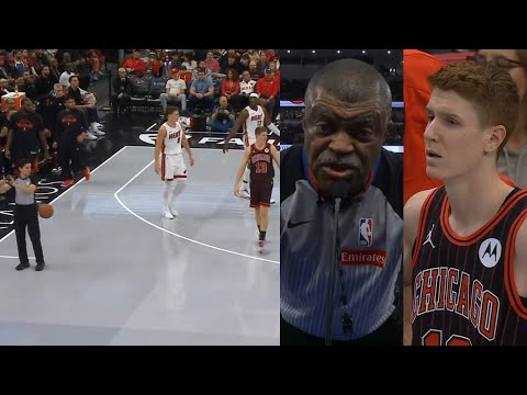 Kevin Huerter Gets Ejected For Tapping The Ball To The Ref Vs Heat