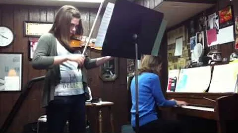 Lydia playing concerto no 2 by Seitz