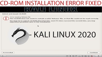 How to Fix Detect and Mount Cd-Rom Error in Kali Linux Tamil 2020|| TN DARK ARMY