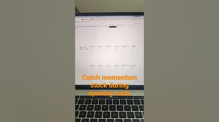 Opening trade with momentum stock screener | #shorts #intradaytrading #momentumscreener