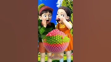 Squid Game AI Korean Snack Popping Candy ASMR #squidgame #squidgame2 #ai #asmr