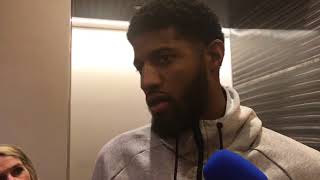 Paul George Postgame MLK Day
