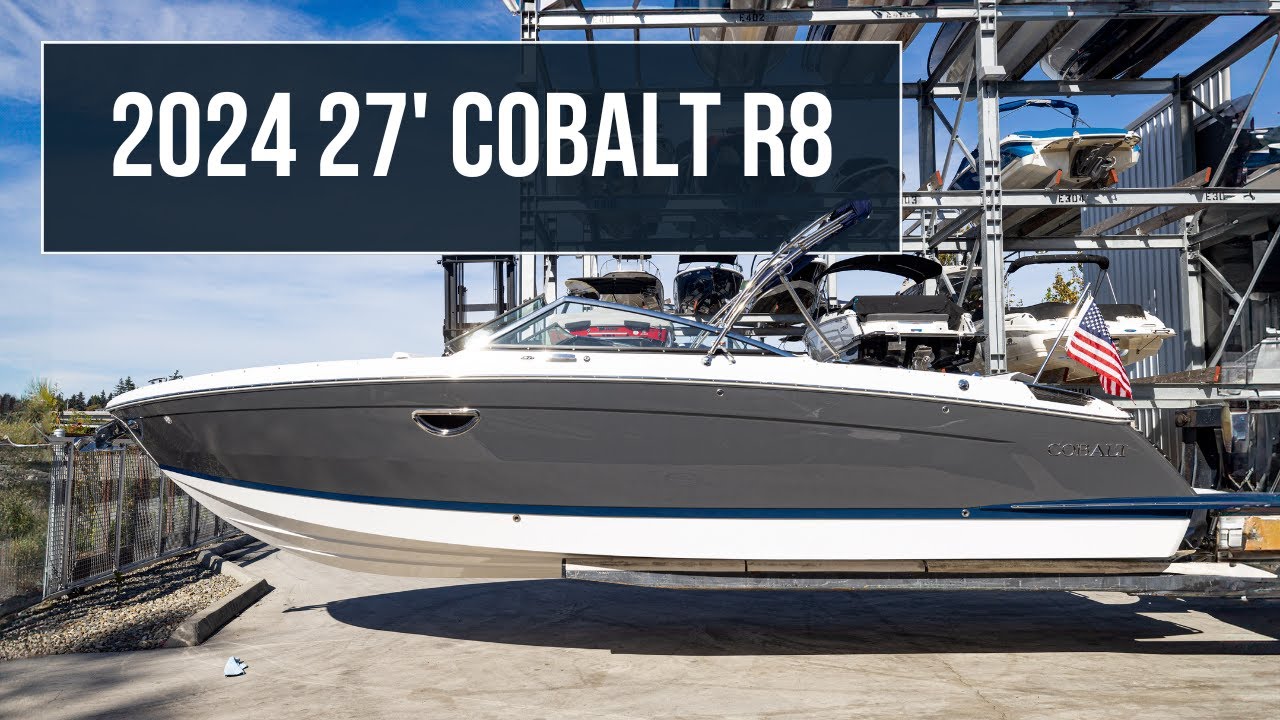 FOR SALE: NEW 2024 27' Cobalt R8 (Stock number: R8009F324) - YouTube