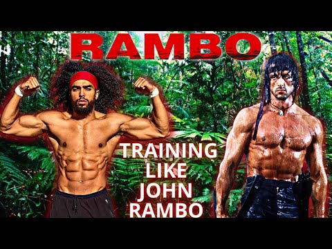 Get JACKED And STRONG | Training Like Rambo (Bodyweight Only)