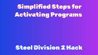 [Steel Division 2 HACK 2024 / UNDETECTED CHEAT / ESP   AIMBOT (LEGIT)]