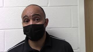 Landstown Hoops Coach Dwight Robinson after 63-61 OT win over John Marshall - Wed. Dec. 15, 2021