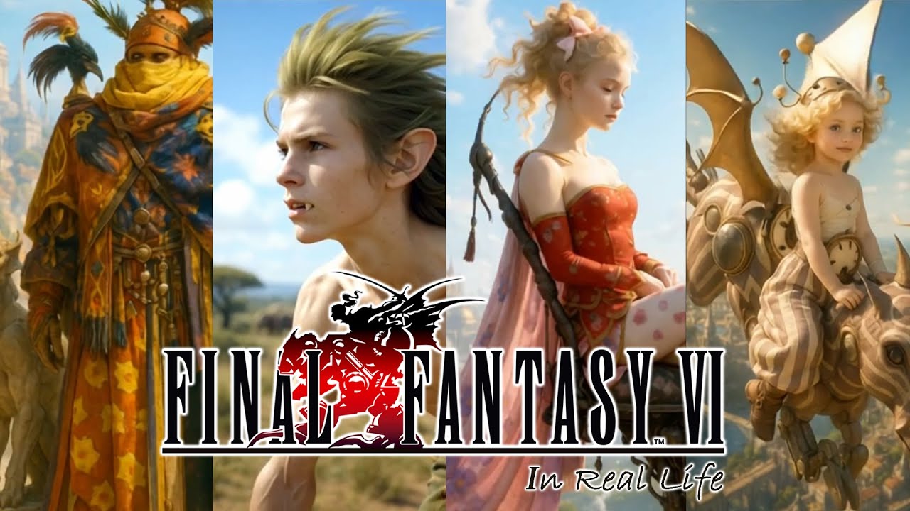 Final Fantasy VI Reimagined in Real Life✨🌌Terra & FF6 Heroes Come Alive 