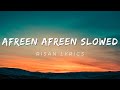 Afreen afreen slowed risan lyrics