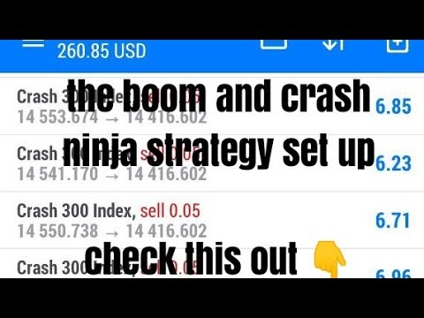 Boom & Crash/ The secret boom and crash settings for growing a $10 ...