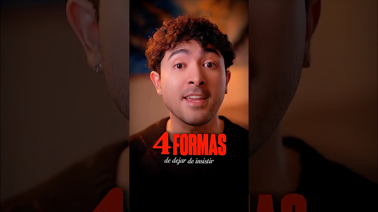 4 FORMAS de DEJAR de INSISTIR ❤️‍🩹 porque RECUPERAR tu PODER es SABER hacerte a un lado 🧏🏻‍♂️