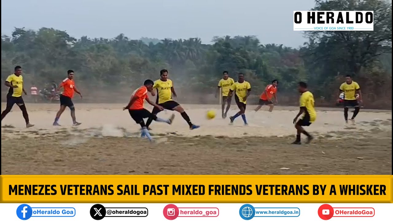 Ветераны из Менезеса обогнали ветеранов из организации Mixed Friends Veterans буквально на волосок.