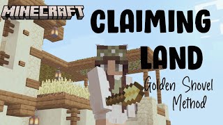 HOW TO CLAIM / TRUST / EXPAND LAND ON ANY PUBLIC MINECRAFT SMP SERVER WITH GOLDEN SHOVEL METHOD 2023