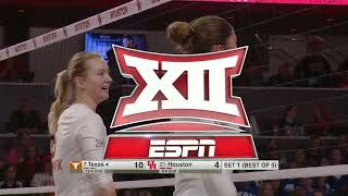 Houston vs Texas NCAA Women's Volleyball
