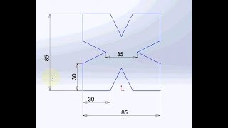 1st SolidWorks sketch Practice tutorial