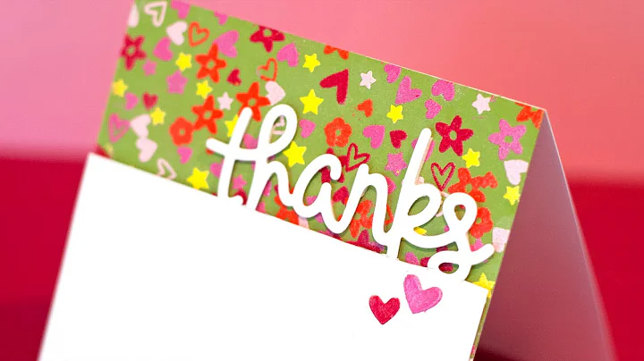 DIY Embossed Patterned Paper