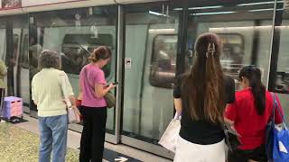[去返荔枝角第三程終於搭到紅M車]MTR TWL Q Train A651/A652駛入2號月台 + M Train A233/A240 駛入深水埗1號月台