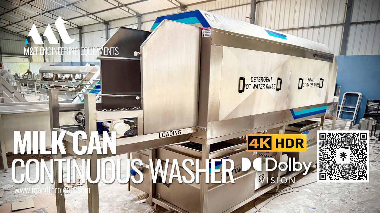 Milk Can Washer- Can Washer- Mold Washer - Continuous Can Washer ...
