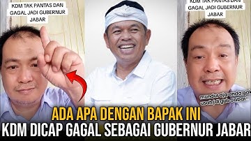 THIS GUY IS SO DARE ‼️KANG DEDI MULYADI DIDES4K RESIGNED AS GOVERNOR OF WEST JAVA, CLAIMED G4G4L?
