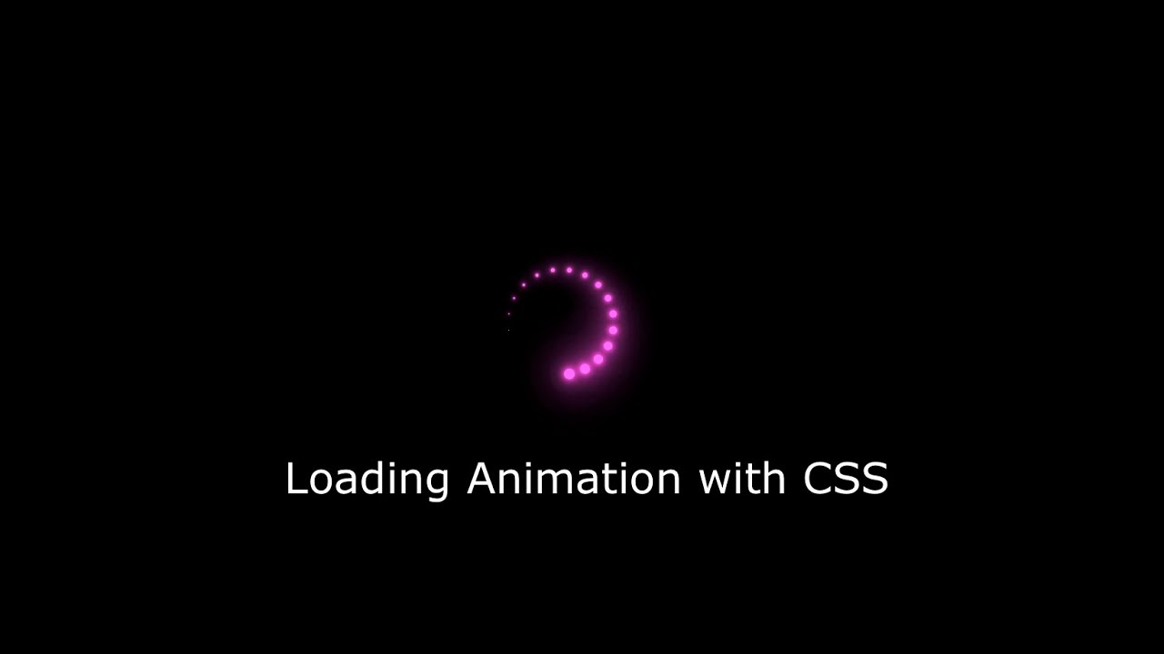 CSS loading Animation Arabic 🔥 - YouTube