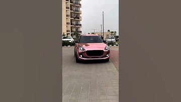 Wrapped Glossy Pink Swift 🌺😍 Modified Swift #swift #amritmaan #mcsquare #reels #wrap #modified