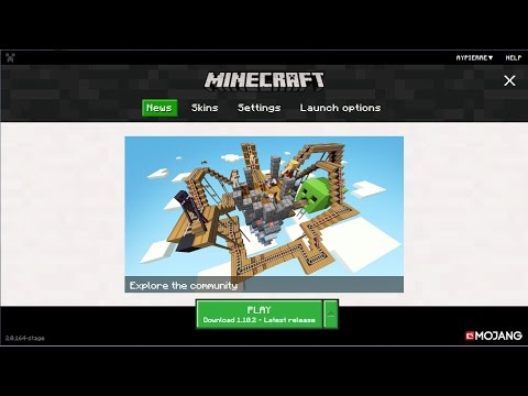 Nouveau launcher Minecraft