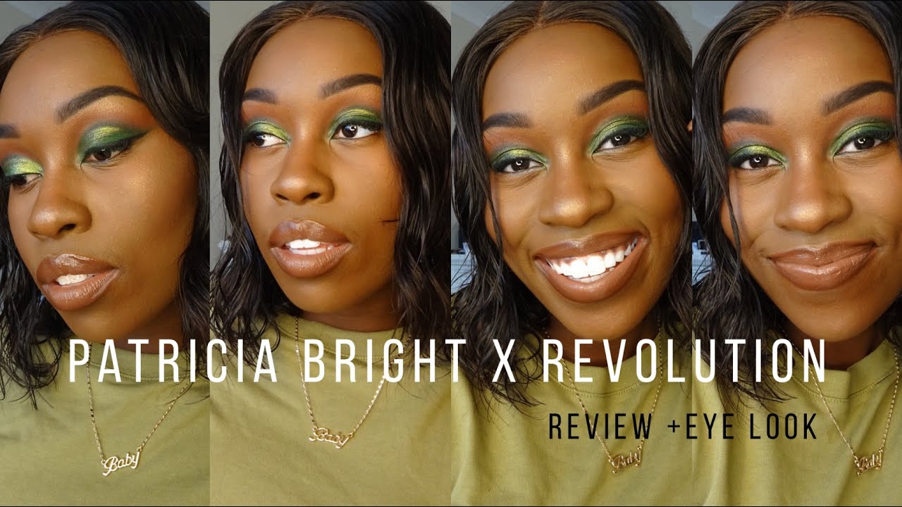 PATRICIA BRIGHT X REVOLUTION MAKEUP || review & eye look
