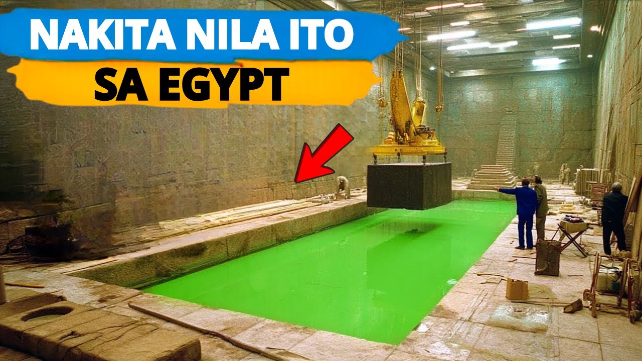 NAKATUKLAS ang mga DALUBAHASA ng SINAUNANG STARKTURA na may Hydraulic Technology sa ILALIM ng EGYPT!