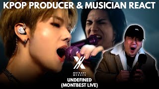 Musicians react & analyze♡ Xdinary Heroes - Undefined (MONTBEST LIVE)