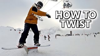 How To Twist for Board Slides - Snowboard Tricks