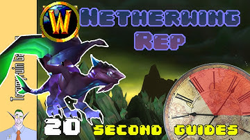 [WoW] 20 Second Guides: How to Easily Get Exalted with the Netherwing