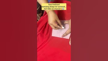 How to Trace Design to do Aari Work? #aariwork #aari #tracing #howtotracedesign #ariembroidery