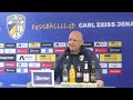 Die Pressekonferenz Nach Dem Spiel Gegen Den ZFC Meuselwitz 1 2