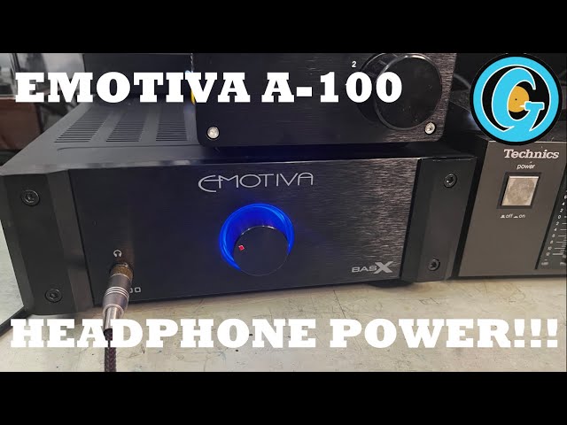 Emotiva BasX A-100 Ultimate Headphone power Amp jumper!! How to