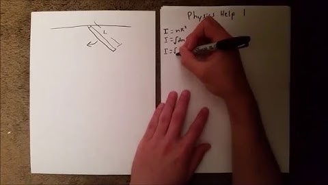 Physics Help Video 1 (Rotational Inertia/Variable Density)