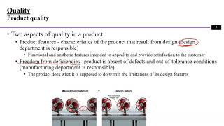 Lecture 9 Quality control