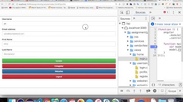 6 8 showing hiding home links based on login in a MEAN app   graduate webdev summer 1 2017