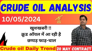 क्रूड ऑयल में धोबी पछाड़  crude oil live trading analysis  crude oil live news today