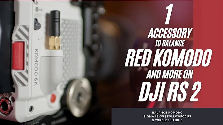 Easily Balancing A Heavy Setup DJI RS 2 - RED Komodo - Sigma 18-35 & Follow Focus and BP955