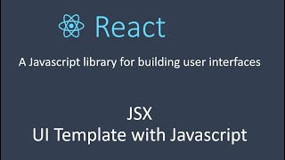 Part 3 React - Using JSX