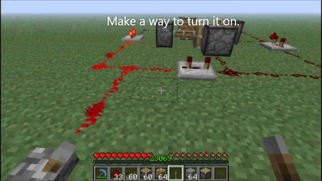 Minecraft Alternating light tutorial Redstone tutorial. YouTube