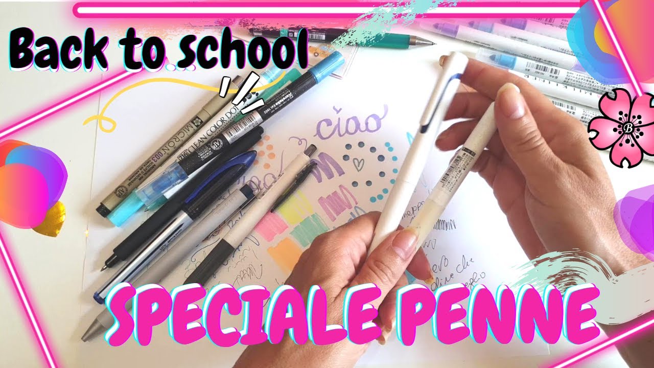 Proviamo tantissime PENNE e i pennarelli DOT - Back To School - Barbara e Lara