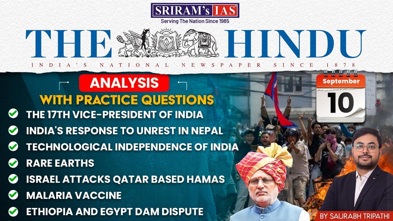 The Hindu Analysis | 10th Sep 2025 | The Hindu Newspaper Today Analysis ...