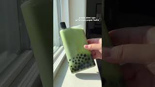 Making Green Thai Tea In A Boba Flask