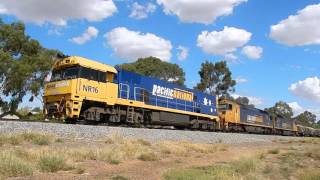 Junee Trains NR16, AN5 & AN7 with 1MW2