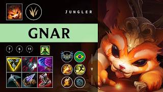 Gnar Jungle vs Lee Sin - BR Challenger Patch 26.07